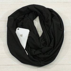 🥰WB Knit Jersey Scarf with Hidden Zipper Pocket